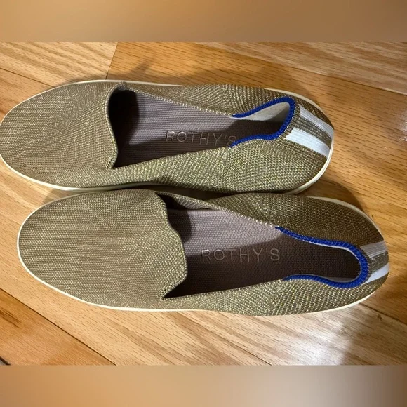 Rothy's Casual Slip-Ons in Tan/gold - Picture 1 of 3